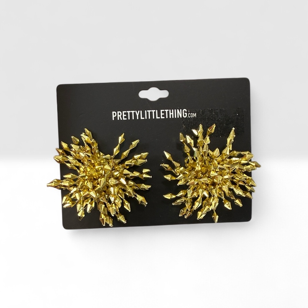 PrettyLittleThing Radiant Gold Earrings